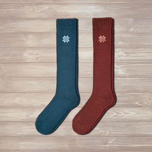 Elements - 2 Pairs Long Knee High Nordic Socks