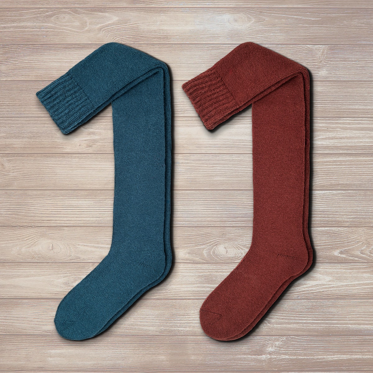 Element 3 Pairs Extra Long Over The Knee Socks